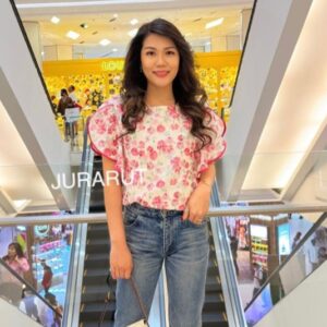 ✨เสื้อคอกลม แขนผีเสื้อ✨