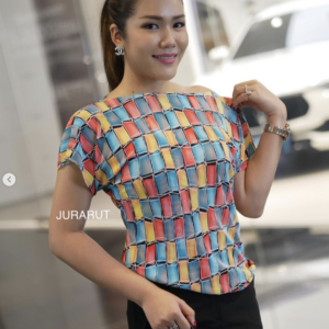 ✨เสื้อคอปาดแขนล้ำ✨