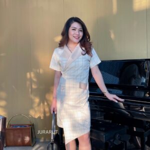 ✨เดรสป้ายแขนสั้น✨