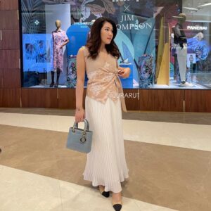 ✨กระโปรงอัดพลีทยาว✨