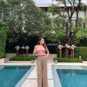 ✨กางเกงจีบหน้า✨