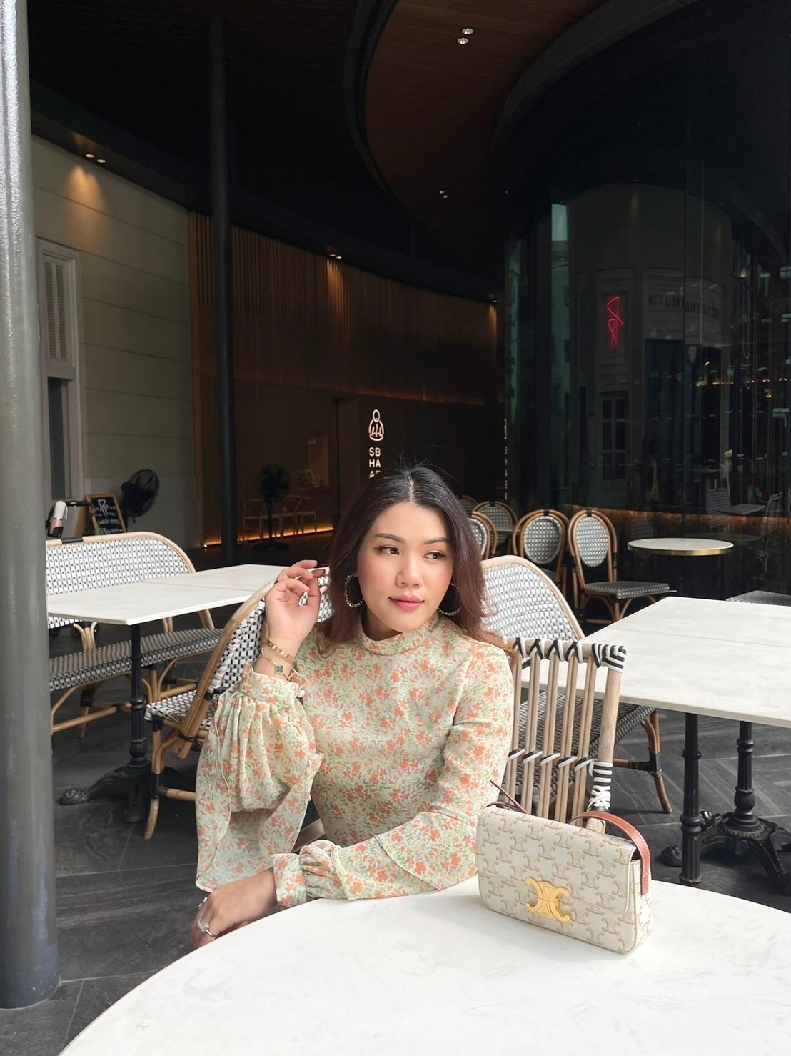 ✨เสื้อคอตั้ง แขนพองระบาย✨ - Image 5